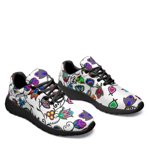 Indigenous Paisley White Ikkaayi Sport Sneakers