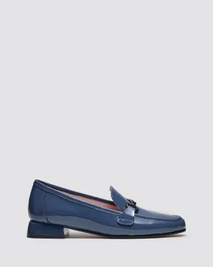 ITCHY LOAFERS DENIM PATENT LEATHER