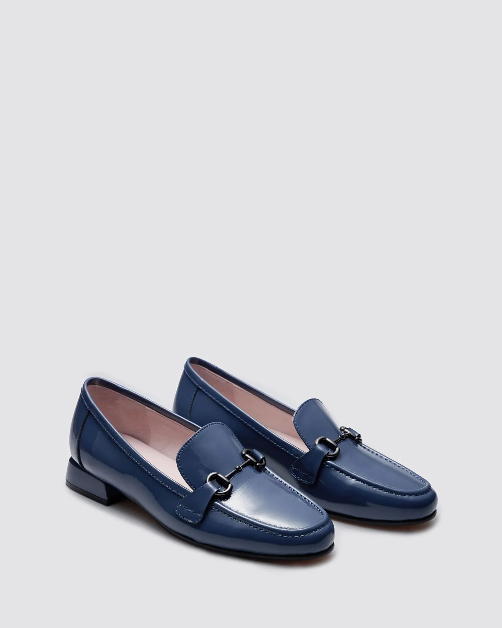 ITCHY LOAFERS DENIM PATENT LEATHER