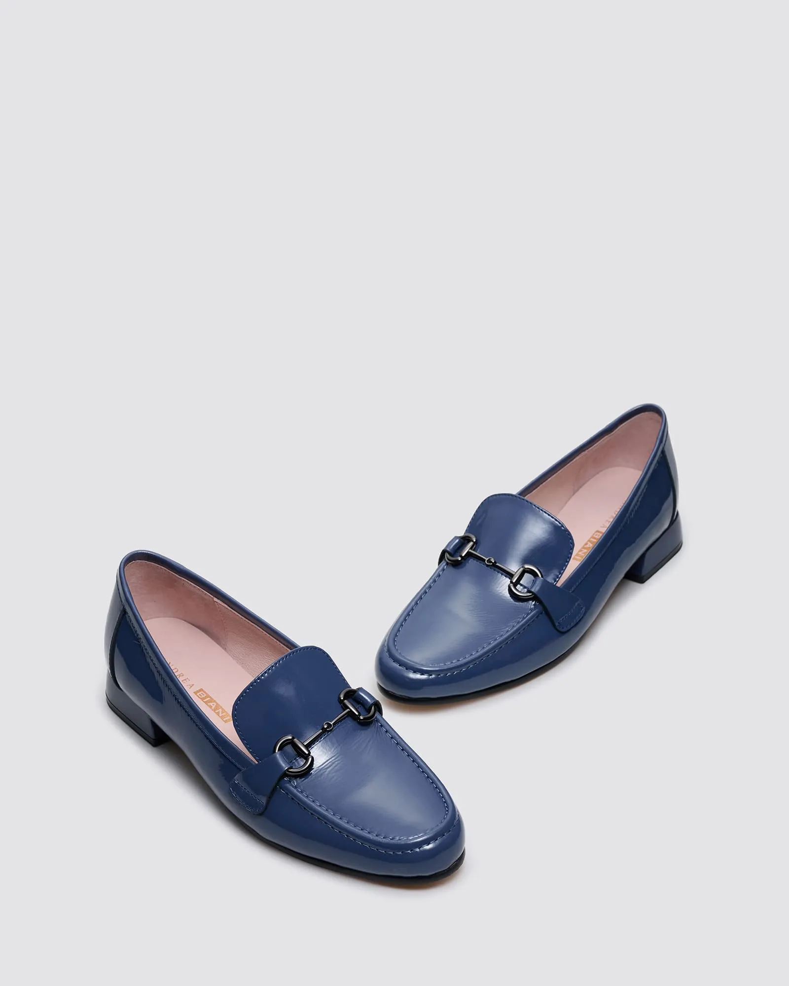 ITCHY LOAFERS DENIM PATENT LEATHER