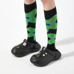 Joskaa Love Home Hole Shoes Wear Sandals Outside In Summer Women's Thick Soled Increased EVA Home Shoes Personalized Decorative Beach