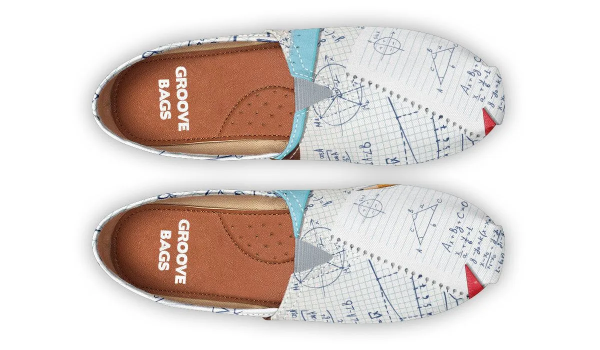 Math Notes Casual Shoes