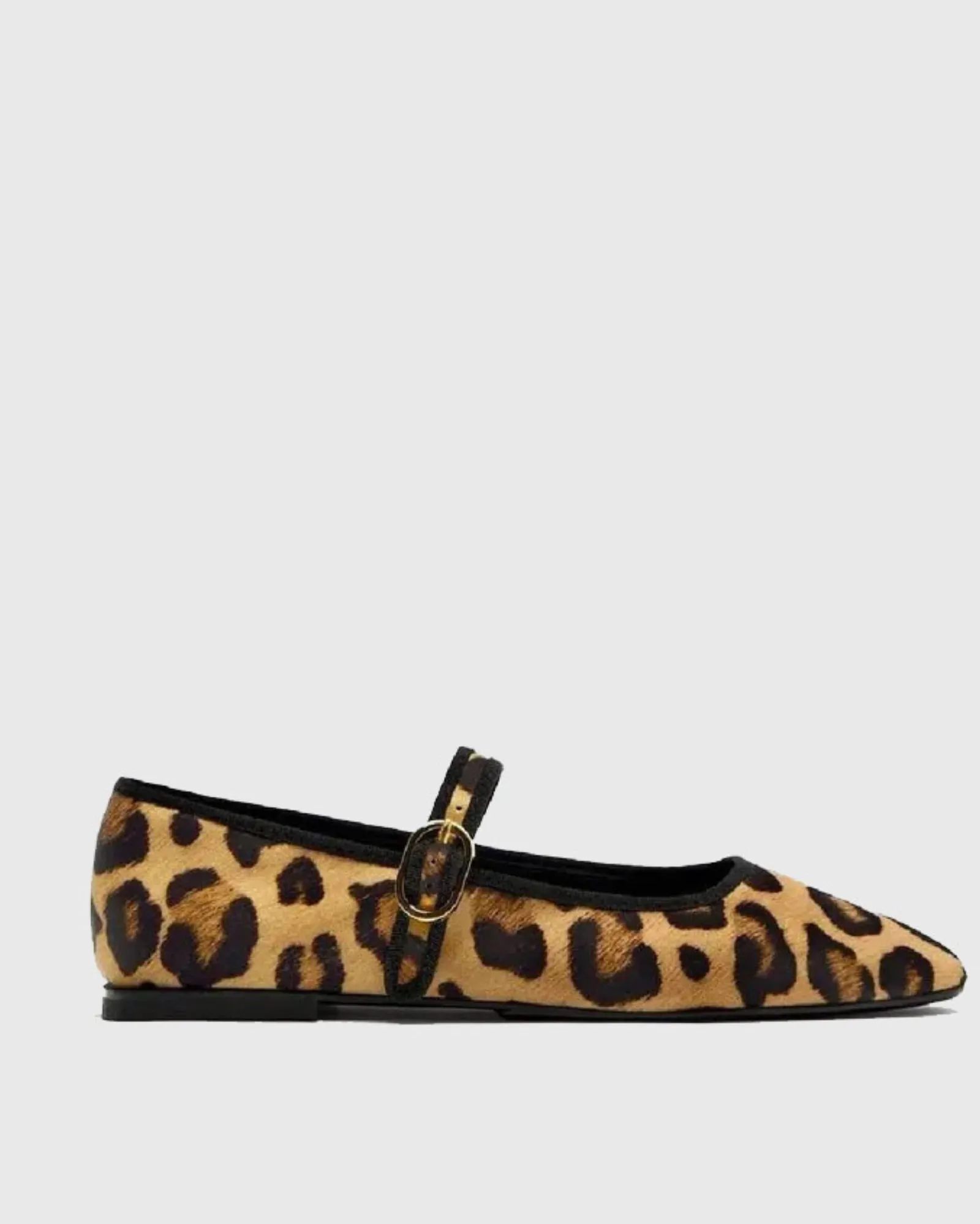 Nicola Leopard Print Ballet Flats