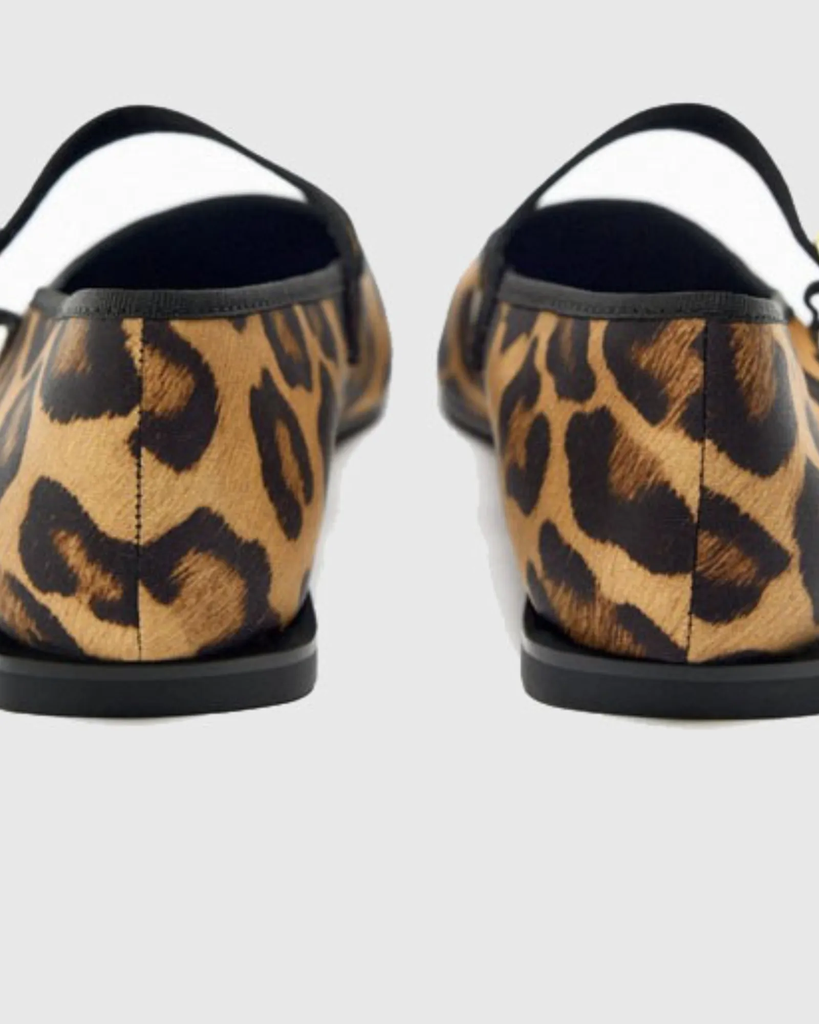 Nicola Leopard Print Ballet Flats