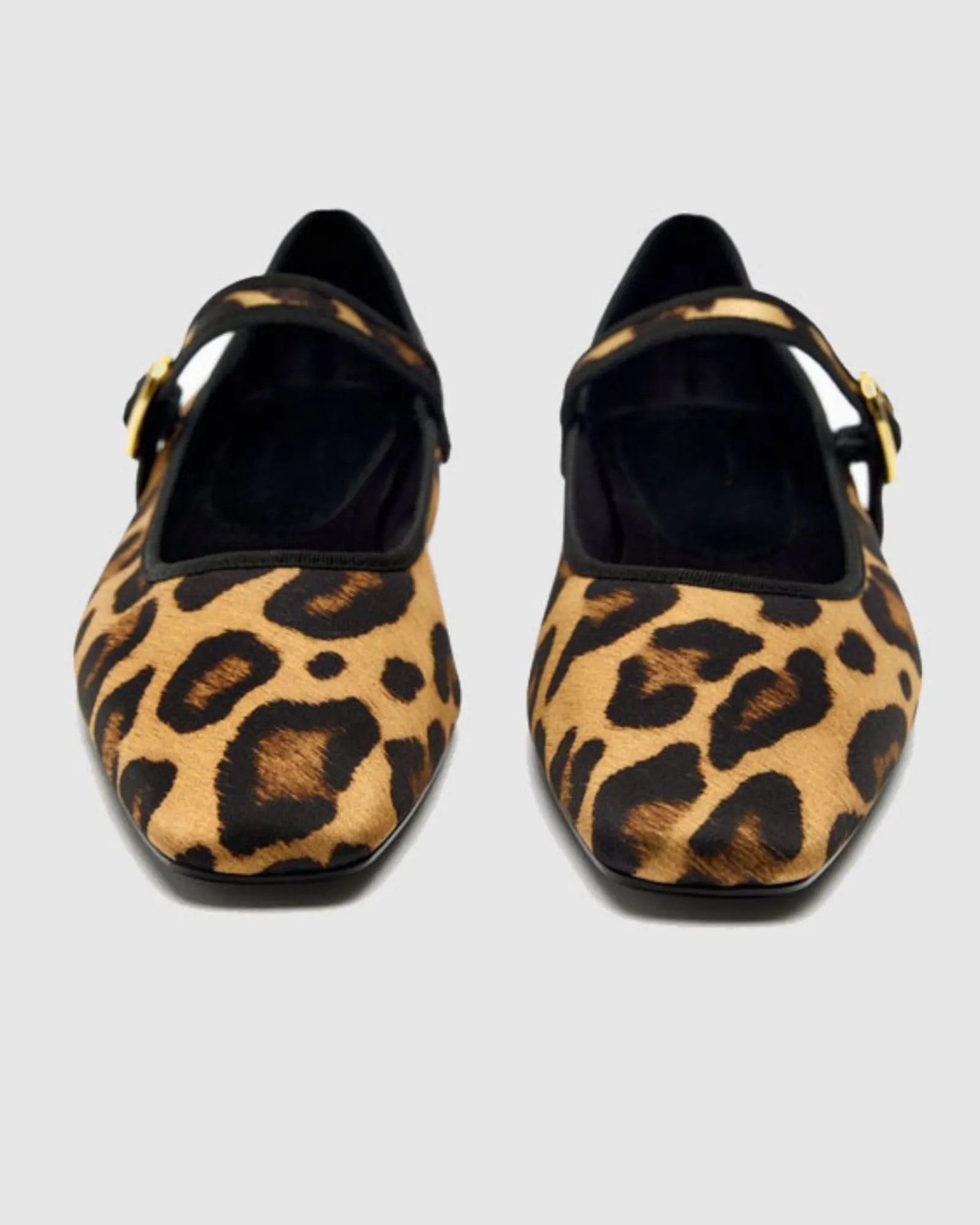 Nicola Leopard Print Ballet Flats