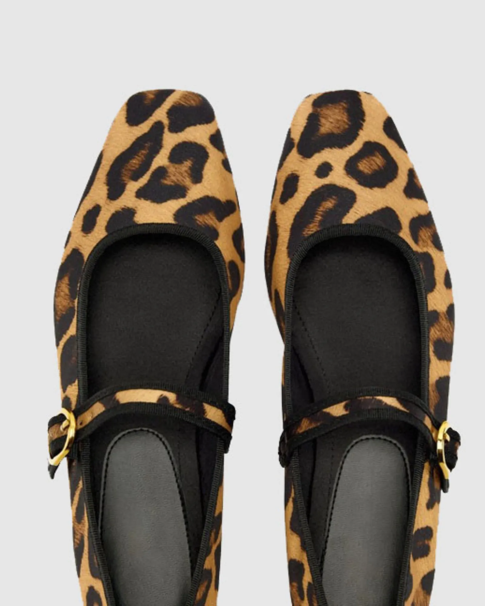 Nicola Leopard Print Ballet Flats