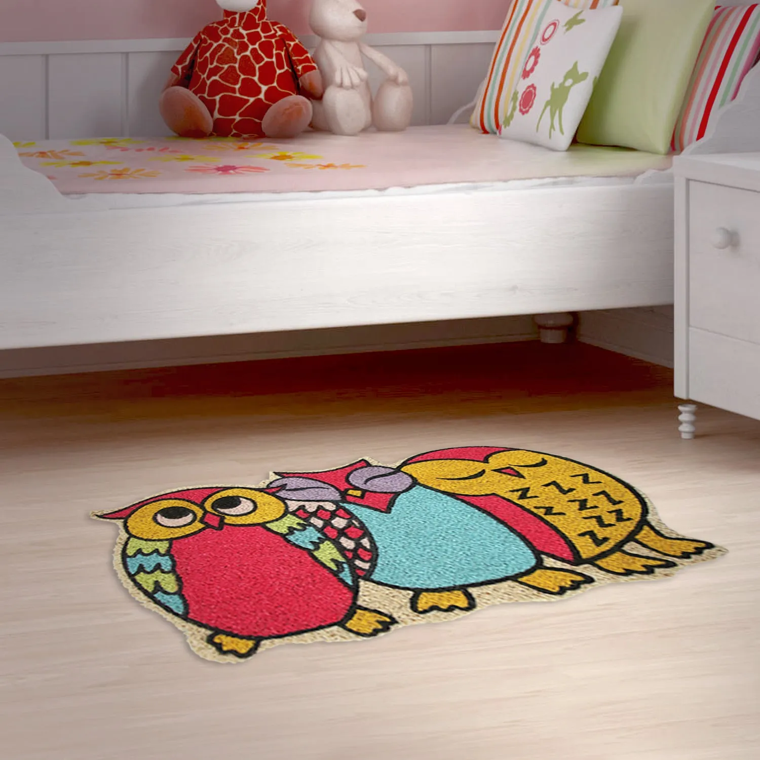 OnlyMat Owl Shape Coir Floor Mat