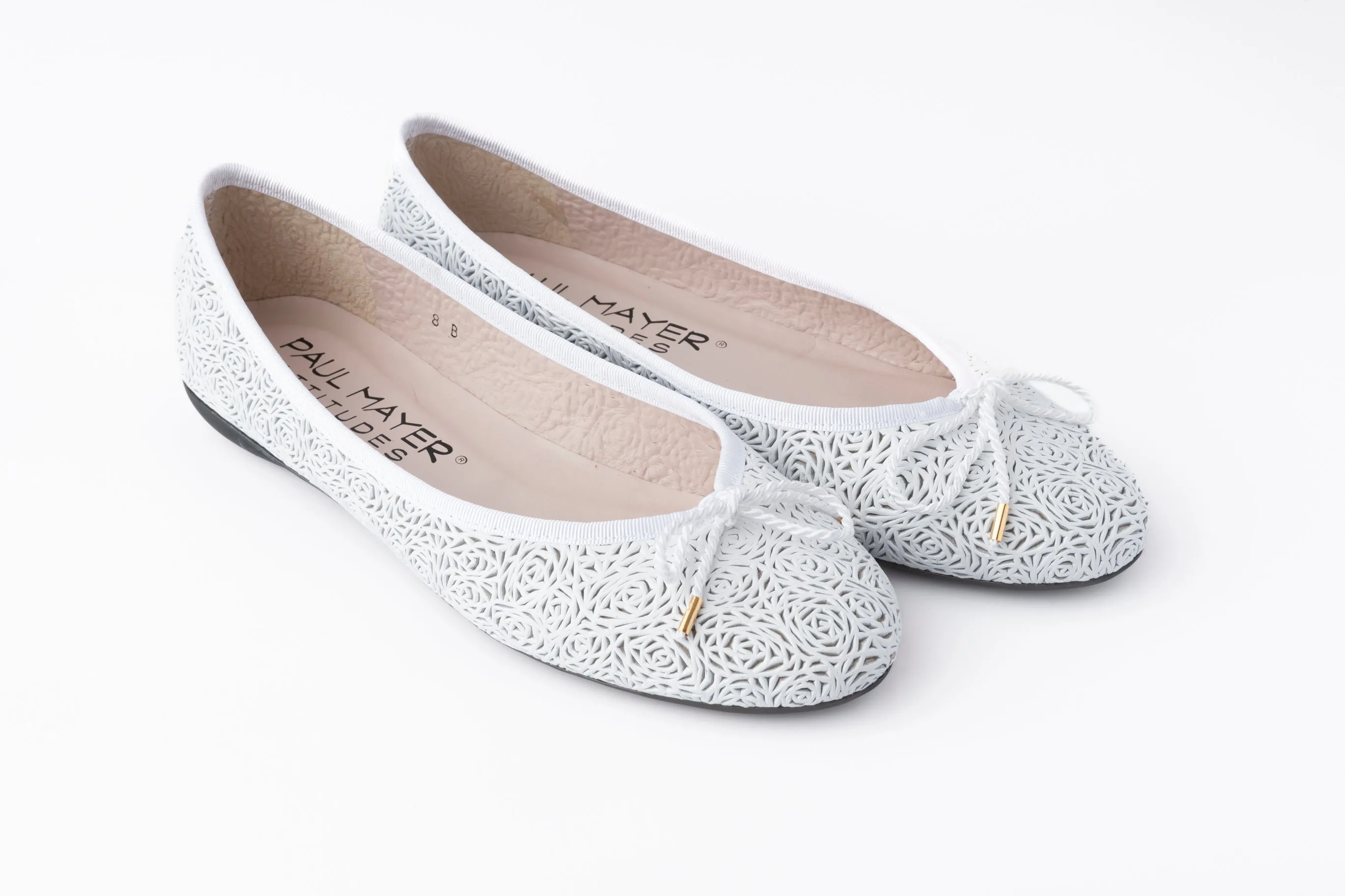 PAUL MAYER - BINGO - SIZE 10 - NAPPA WHITE