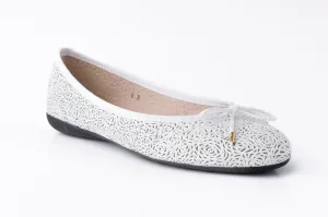 PAUL MAYER - BINGO - SIZE 10 - NAPPA WHITE