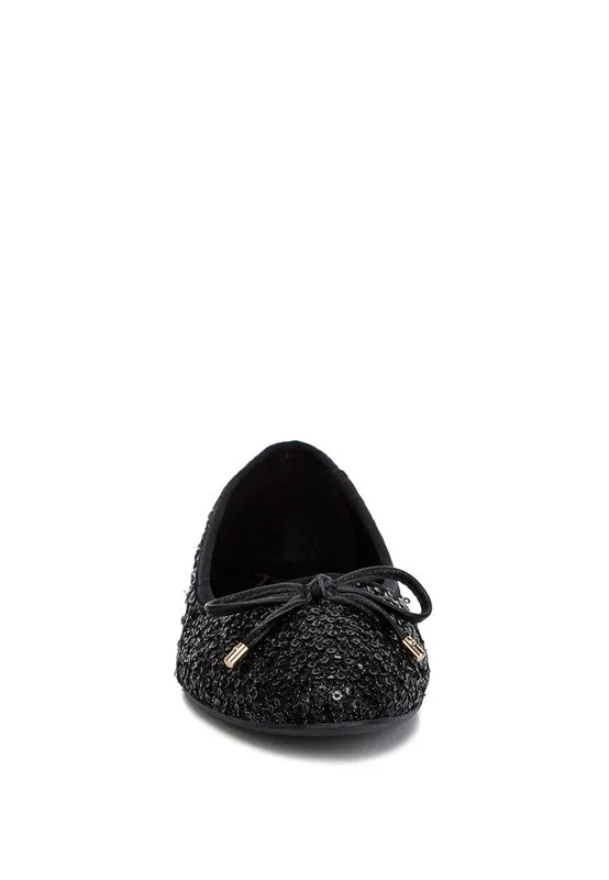 Ringo Sequin Embellished Ballet Flats