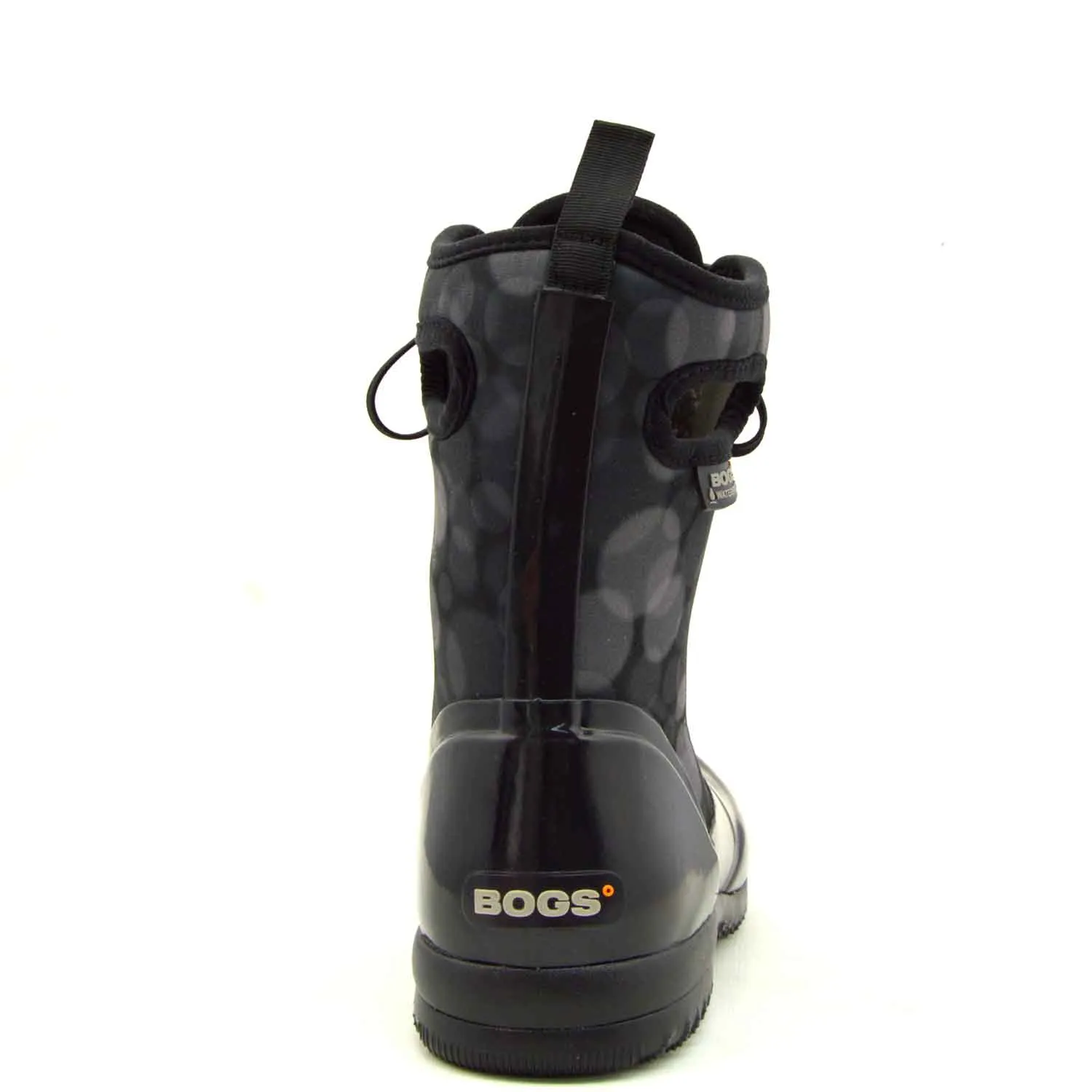 Sidney Rain Black Lace Up Gumboots