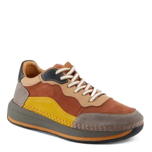 Spring Step Shoes Booker Women's Retro Style Leather and Suede Sneakers
