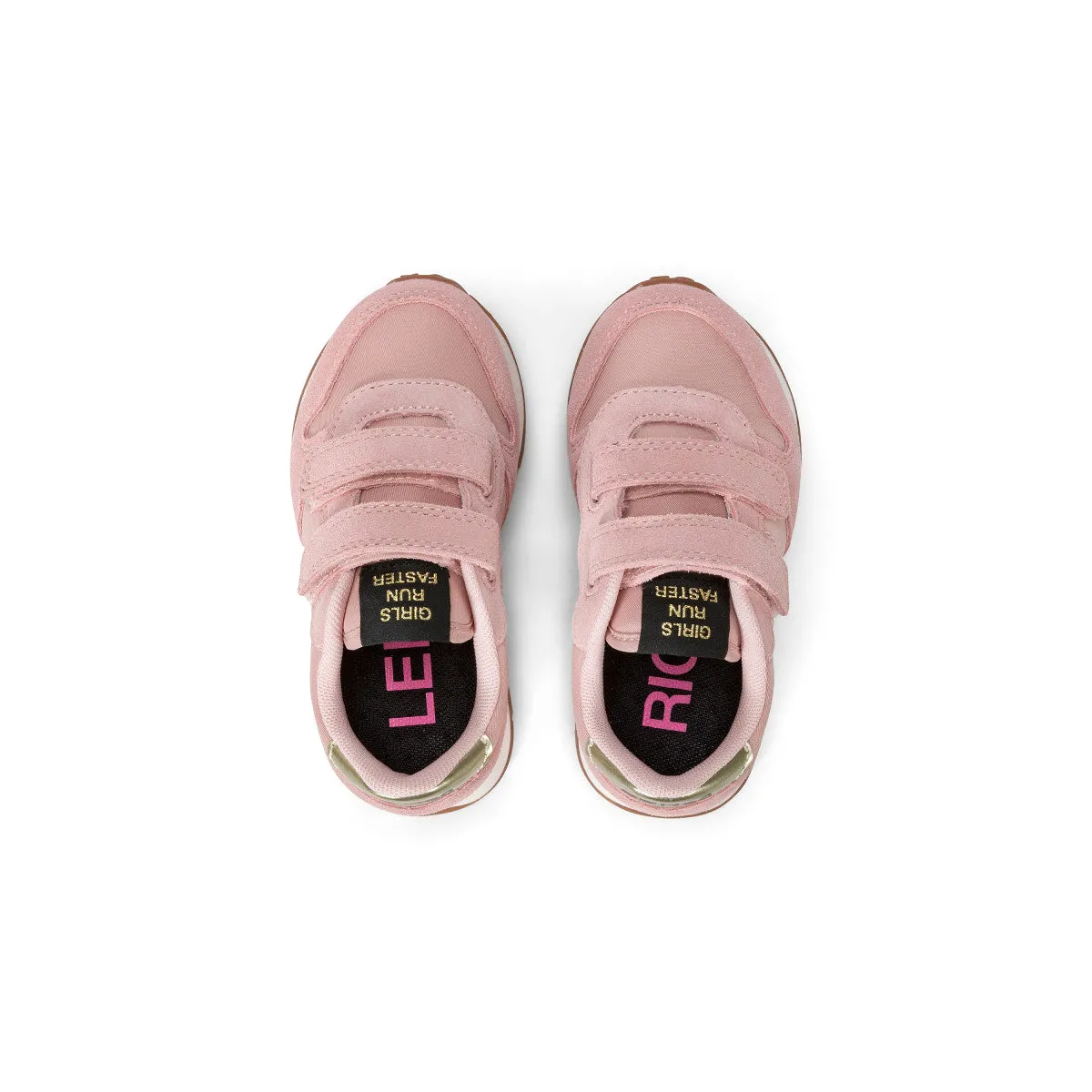 SUN68 ALLY GOLD SILVER PINK SNEAKERS FOR BABY GIRLS