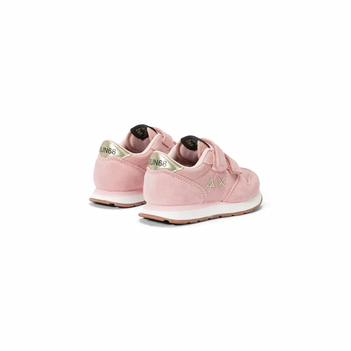 SUN68 ALLY GOLD SILVER PINK SNEAKERS FOR BABY GIRLS