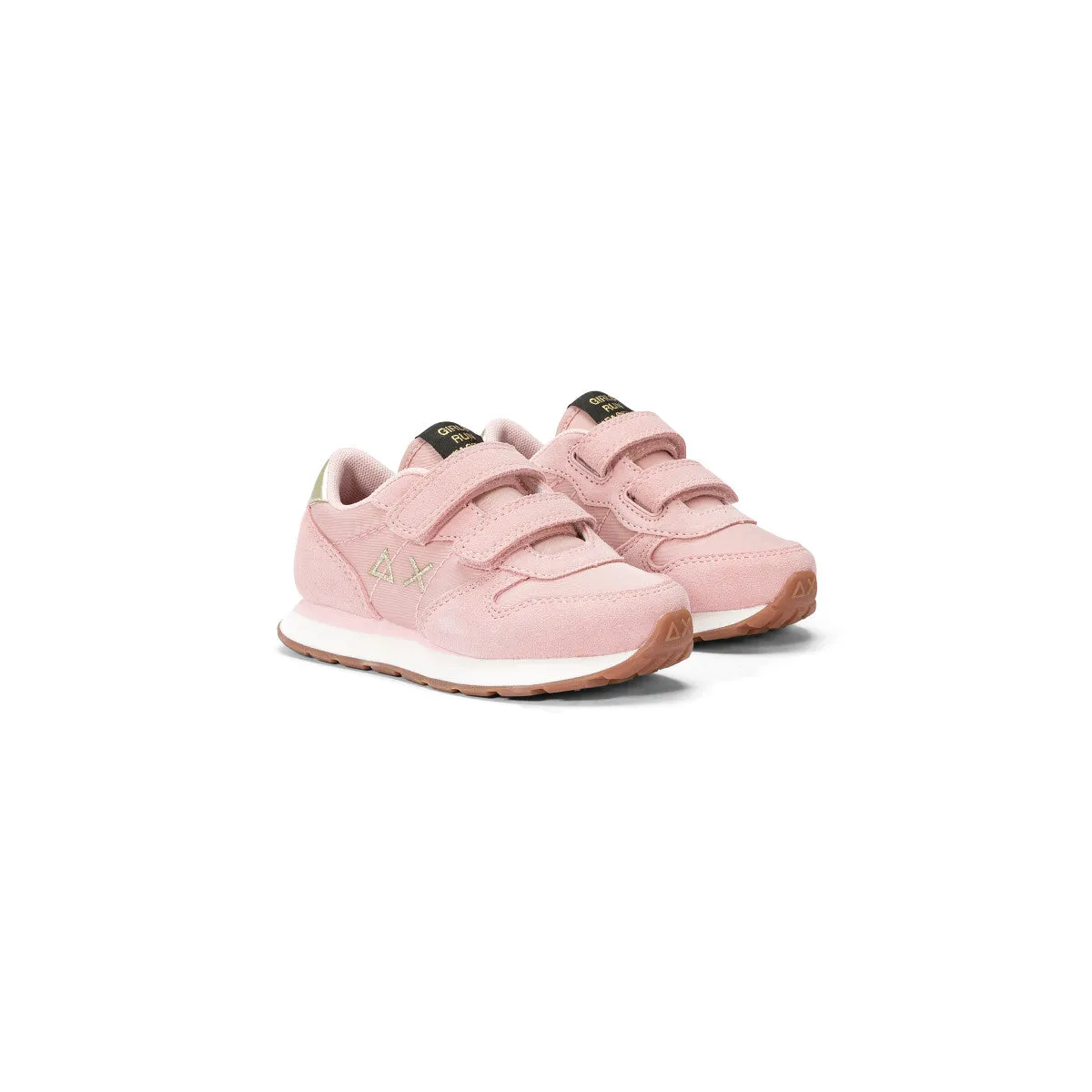 SUN68 ALLY GOLD SILVER PINK SNEAKERS FOR BABY GIRLS