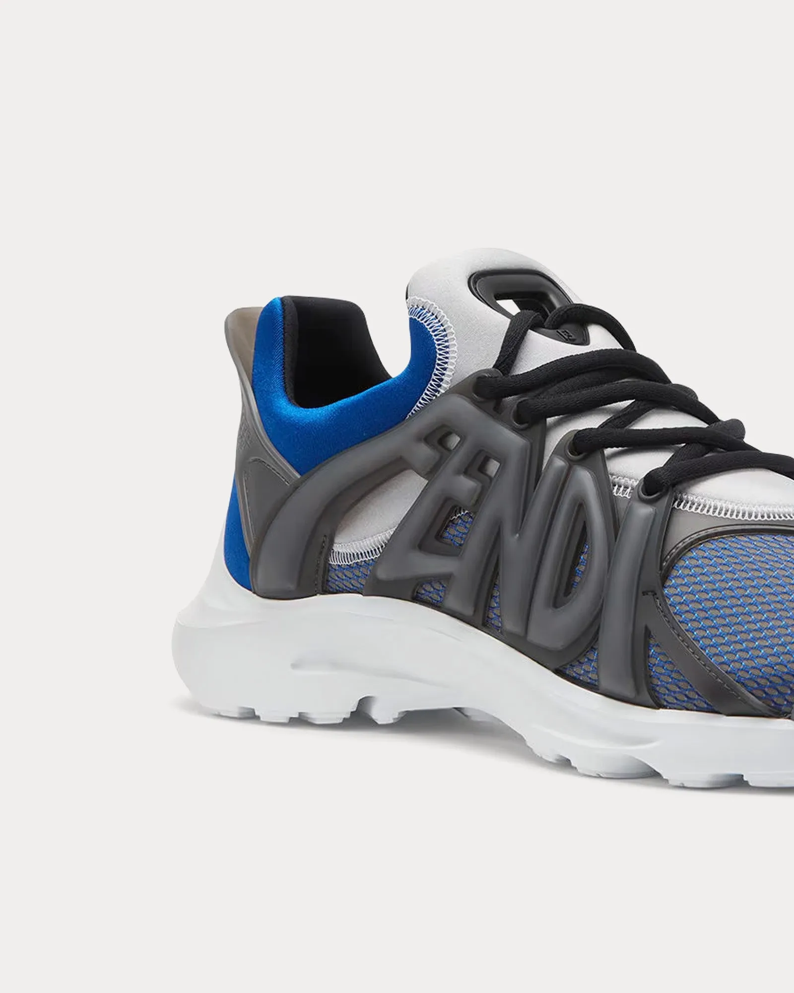 Tag Technical Mesh Blue Low Top Sneakers