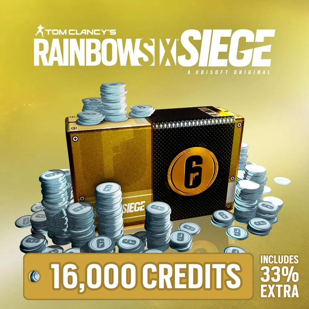 Tom Clancys Rainbow Six Siege 16,000 R6 Credits | PC | Ubisoft Connect [Online Game Code]