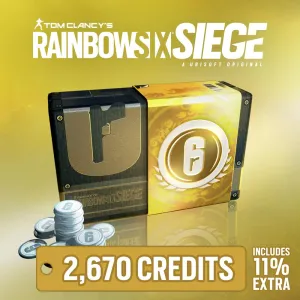 Tom Clancys Rainbow Six Siege 2,670 R6 Credits | PC | Ubisoft Connect [Online Game Code]
