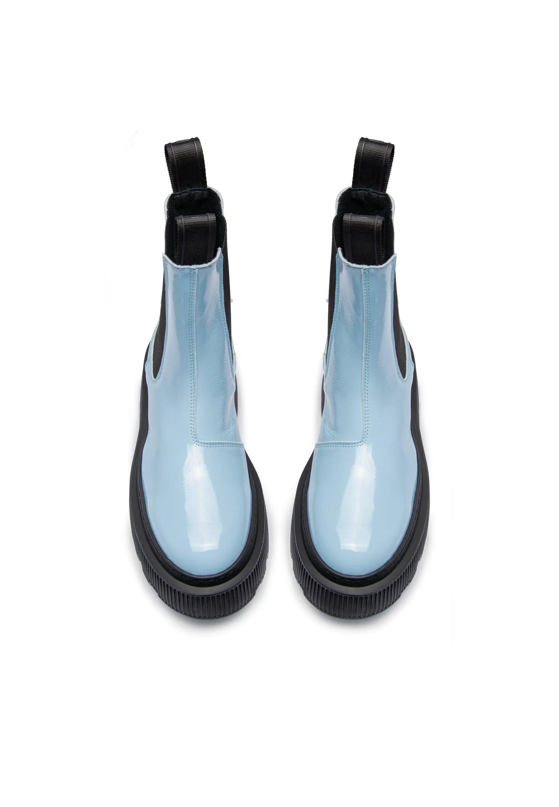 Trixy Light Blue Chelsea Boots