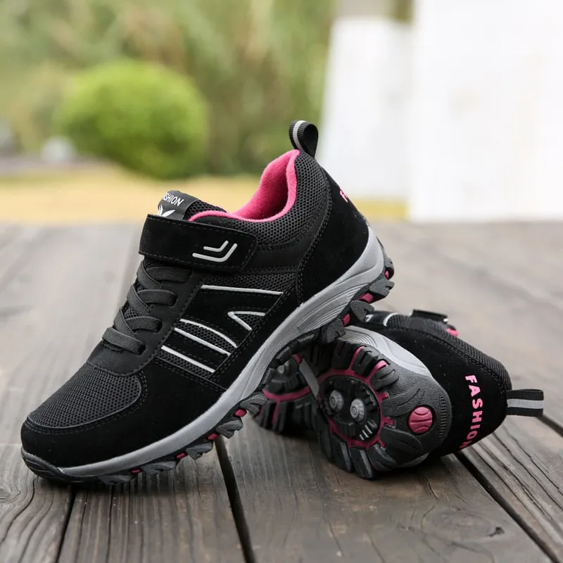 VEAMORS Outdoor Men Women Hiking Shoes Couples Mountain Climbing shoes
