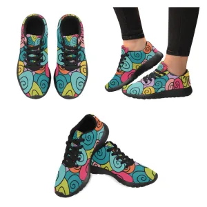 Zenzzle Colorful decorative pattern print on Women's Running shoes Casual Lightweight Athletic Sneakers US size 6-15
